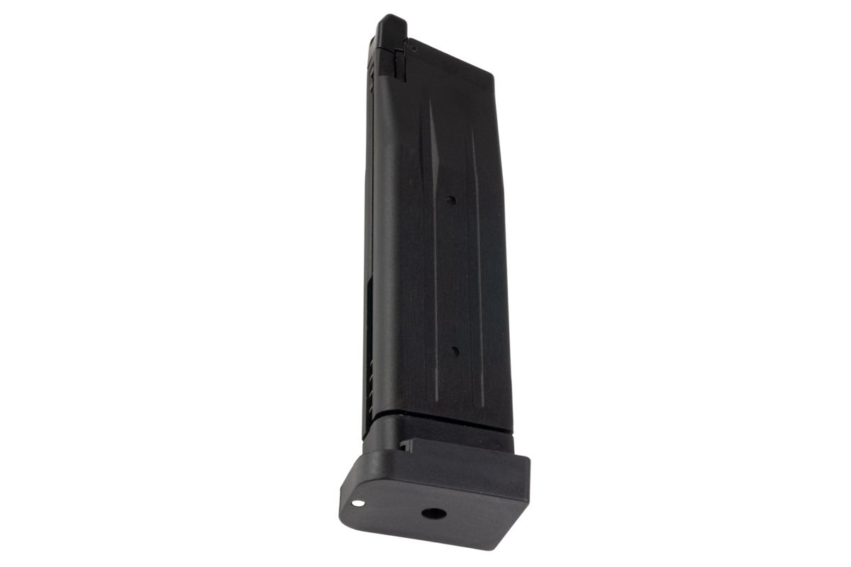 SRC HI CAPA GBB シリーズ グリーンガスマガジン (28 発) - ブラック (QB マガジン ベース)-AIRSOFT GOGO エアガン・サバゲー用品通販