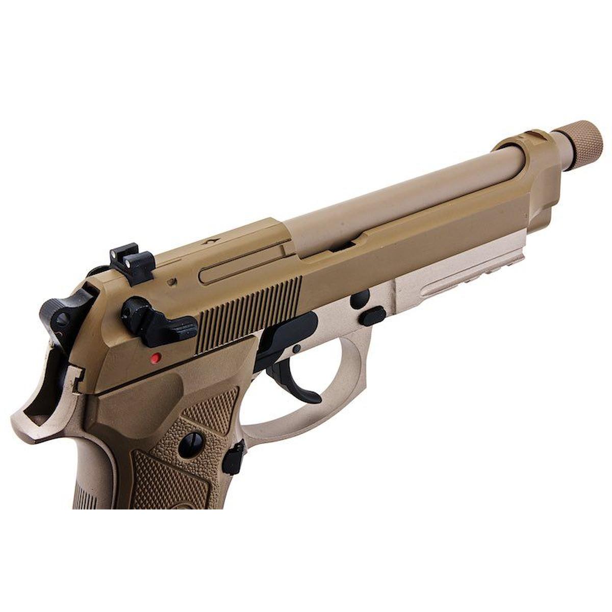 SRC M9A3 SR-92 A3 CO2 GBB エアソフト ピストル - 砂漠-AIRSOFT GOGO エアガン・サバゲー用品通販