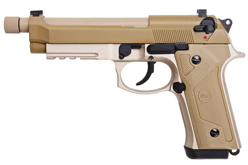 SRC M9A3 SR-92 A3 GBB エアソフト ピストル - デザート-AIRSOFT GOGO エアガン・サバゲー用品通販