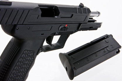 SRC マーベリック FN57 GBB エアソフト ピストル - ブラック-AIRSOFT GOGO エアガン・サバゲー用品通販