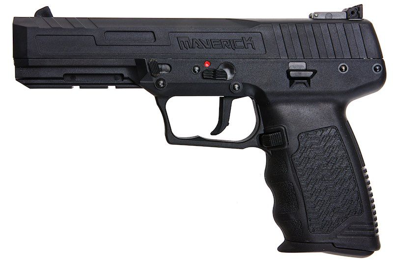 SRC マーベリック FN57 GBB エアソフト ピストル - ブラック-AIRSOFT GOGO エアガン・サバゲー用品通販