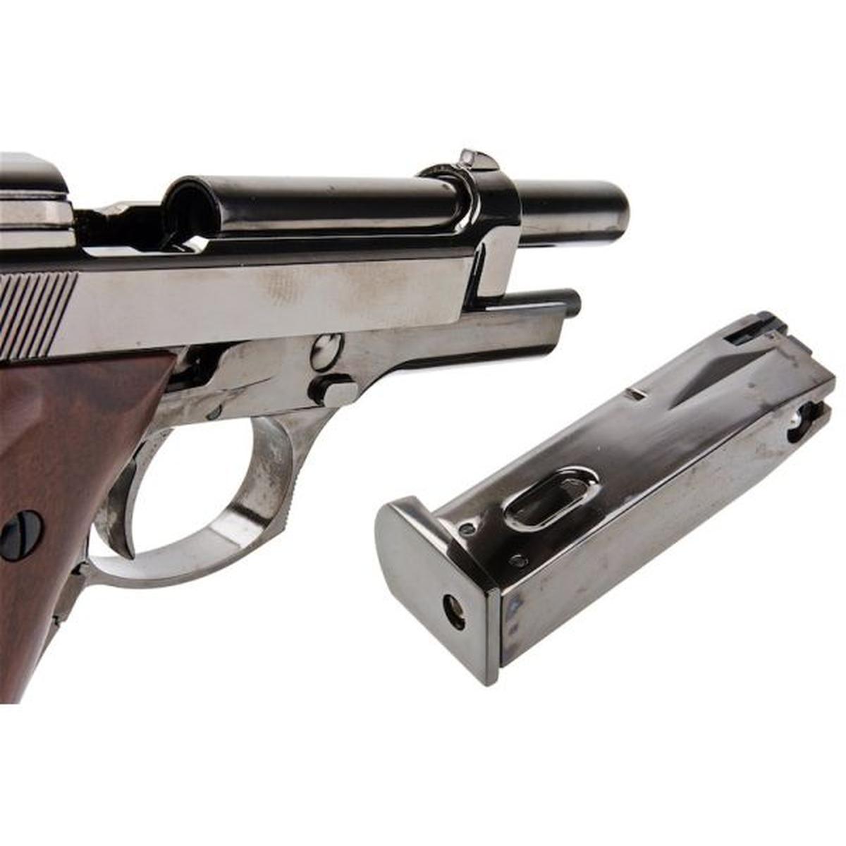 SRC SR92 フュージョン M92 GBB エアソフトピストル ウッドグリップ付き-AIRSOFT GOGO エアガン・サバゲー用品通販