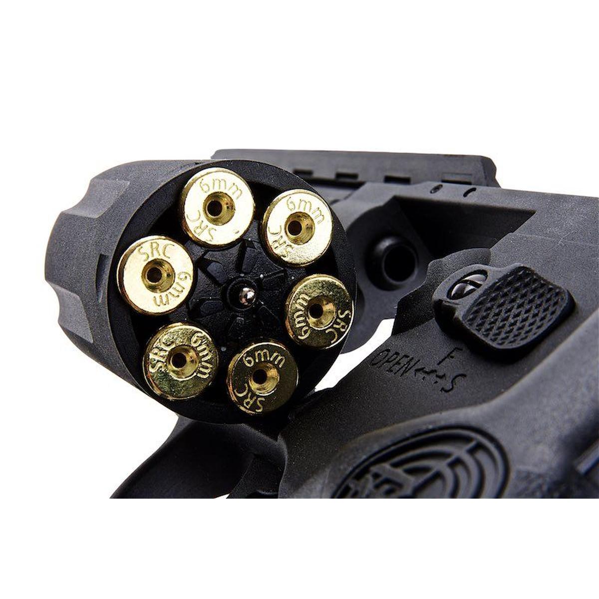 SRC タイタン リボルバー (CO2、4 インチ) - ブラック-AIRSOFT GOGO エアガン・サバゲー用品通販