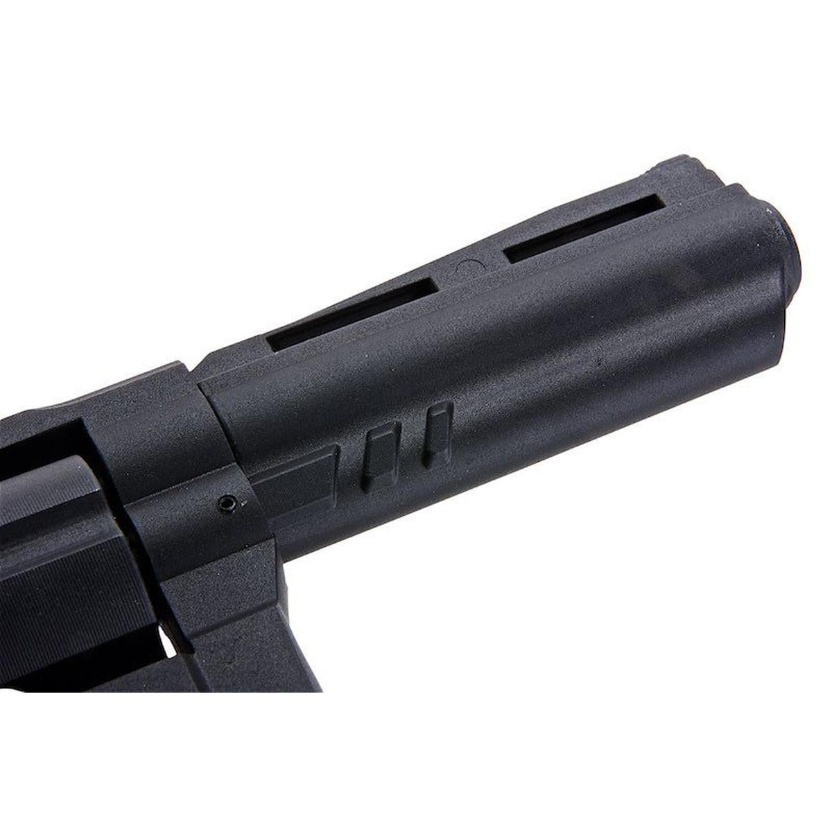 SRC タイタン リボルバー (CO2、4 インチ) - ブラック-AIRSOFT GOGO エアガン・サバゲー用品通販