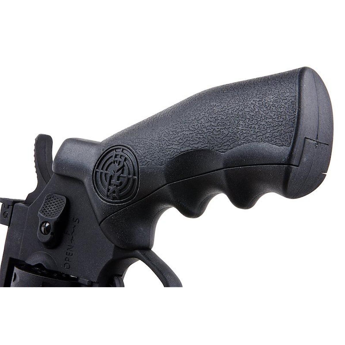 SRC タイタン リボルバー (CO2、4 インチ) - ブラック-AIRSOFT GOGO エアガン・サバゲー用品通販