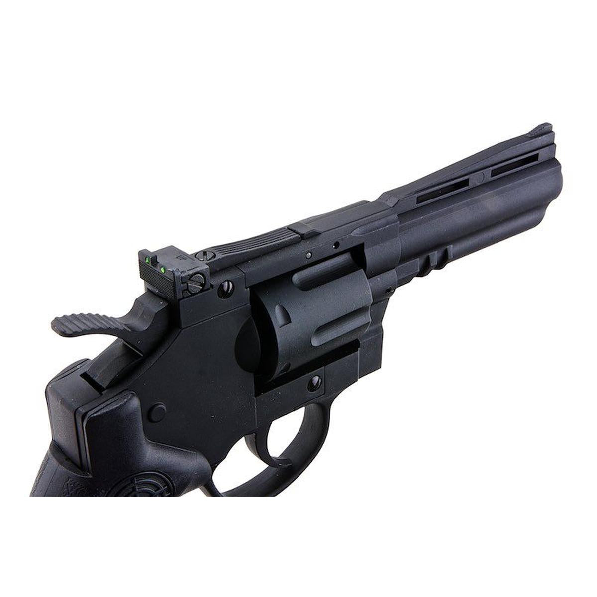 SRC タイタン リボルバー (CO2、4 インチ) - ブラック-AIRSOFT GOGO エアガン・サバゲー用品通販