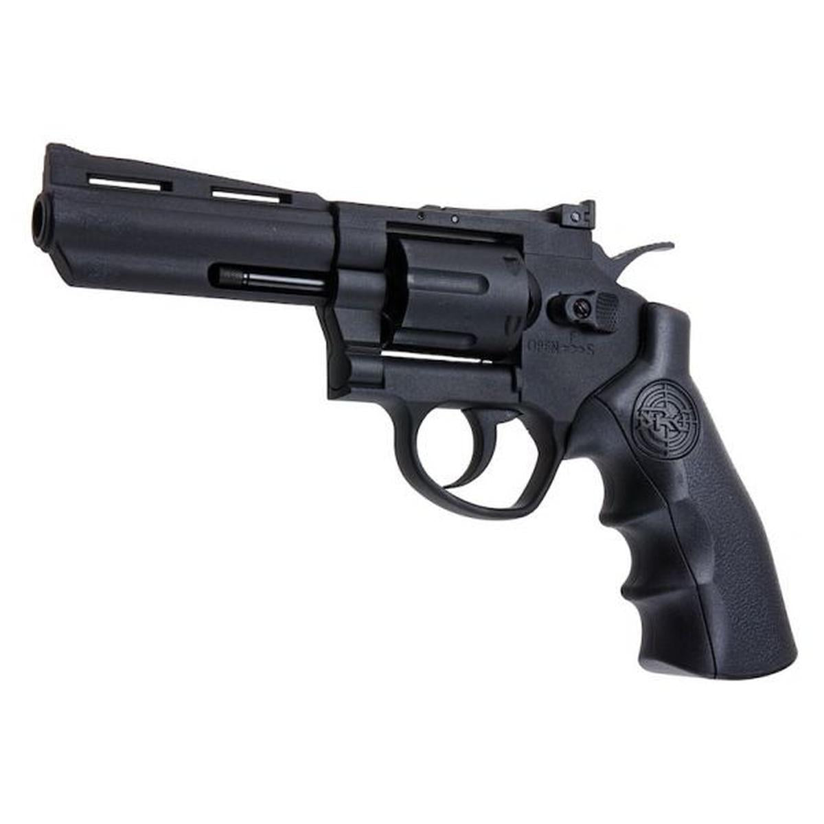 SRC タイタン リボルバー (CO2、4 インチ) - ブラック-AIRSOFT GOGO エアガン・サバゲー用品通販