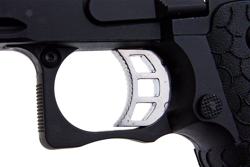 SRC TARTARUS MK IV HI CAPA 4.3 GBB エアソフト ピストル - ブラック-AIRSOFT GOGO エアガン・サバゲー用品通販