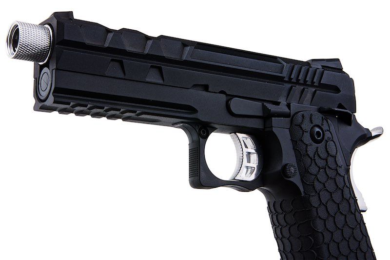 SRC TARTARUS MK IV HI CAPA 4.3 GBB エアソフト ピストル - ブラック-AIRSOFT GOGO エアガン・サバゲー用品通販