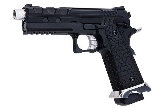 SRC TARTARUS MK IV HI CAPA 4.3 GBB エアソフト ピストル - ブラック-AIRSOFT GOGO エアガン・サバゲー用品通販
