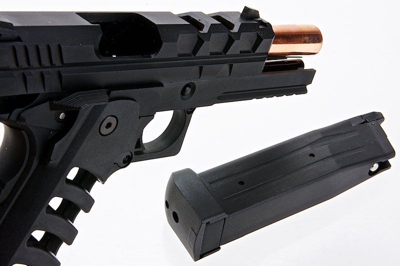 SRC TARTARUS MKIII HI CAPA 4.3 GBB エアソフト ピストル - ブラック-AIRSOFT GOGO エアガン・サバゲー用品通販