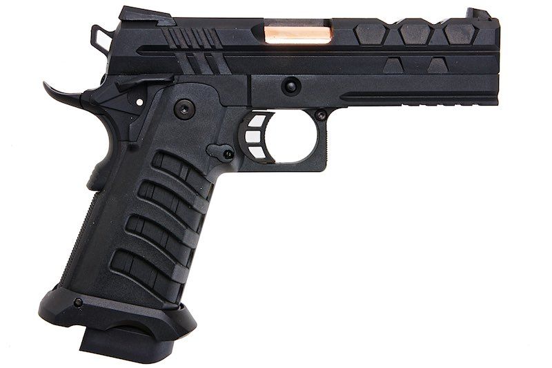 SRC TARTARUS MKIII HI CAPA 4.3 GBB エアソフト ピストル - ブラック-AIRSOFT GOGO エアガン・サバゲー用品通販