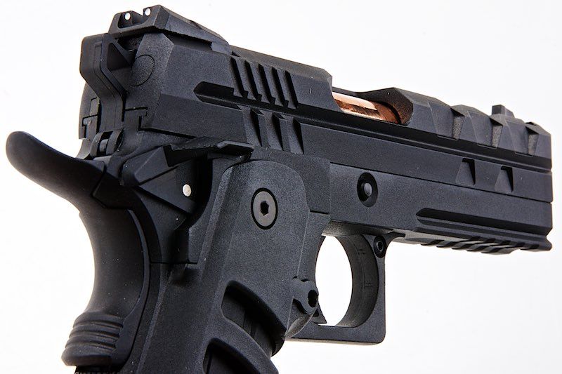 SRC TARTARUS MKIII HI CAPA 4.3 GBB エアソフト ピストル - ブラック-AIRSOFT GOGO エアガン・サバゲー用品通販