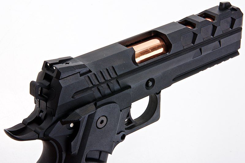 SRC TARTARUS MKIII HI CAPA 4.3 GBB エアソフト ピストル - ブラック-AIRSOFT GOGO エアガン・サバゲー用品通販