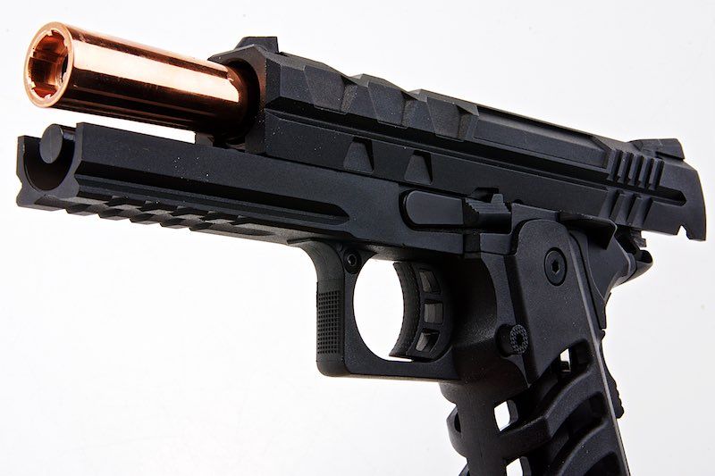 SRC TARTARUS MKIII HI CAPA 4.3 GBB エアソフト ピストル - ブラック-AIRSOFT GOGO エアガン・サバゲー用品通販