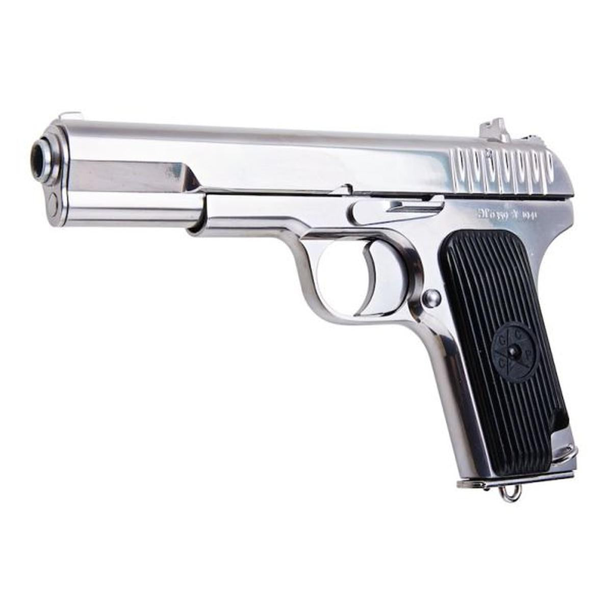 SRC TT33 SR-33 GBB エアソフト ピストル - シルバー-AIRSOFT GOGO エアガン・サバゲー用品通販