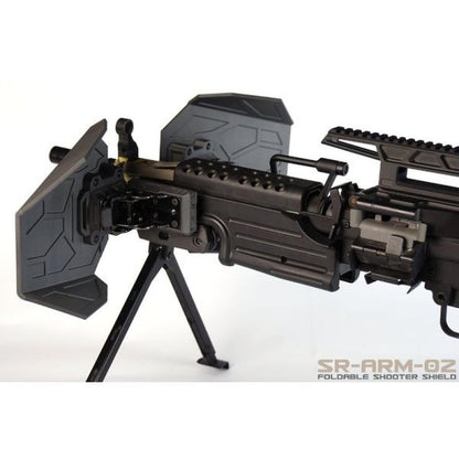 SRU 折りたたみ式シューター シールド ピカティニー レール ハンドガード用 (L & R サイド含む) - ブラック-AIRSOFT GOGO エアガン・サバゲー用品通販