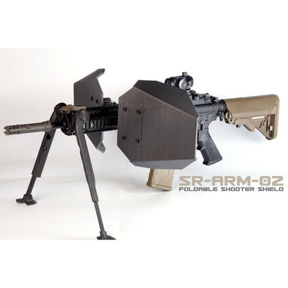 SRU 折りたたみ式シューター シールド ピカティニー レール ハンドガード用 (L & R サイド含む) - ブラック-AIRSOFT GOGO エアガン・サバゲー用品通販