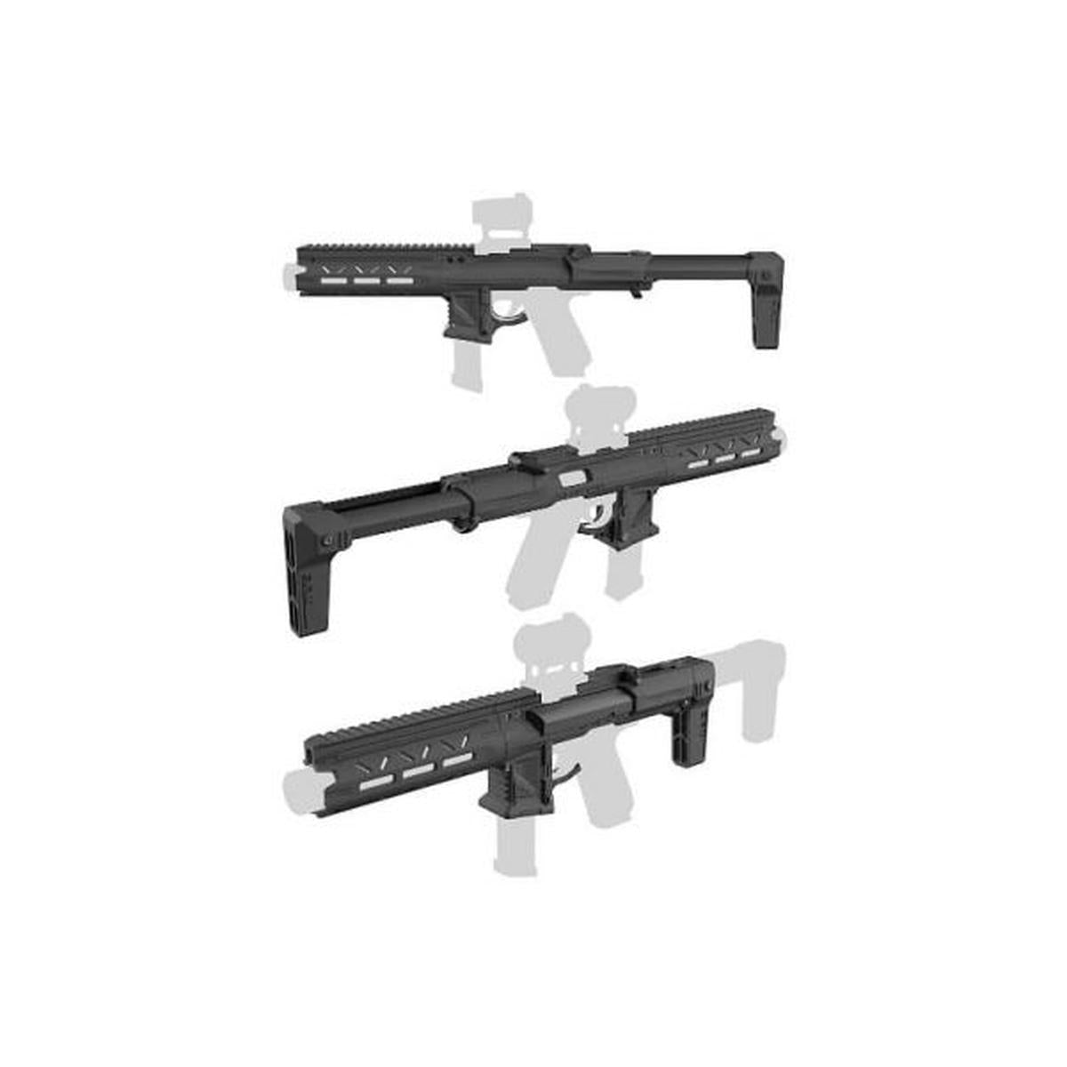 SRU アクション アーミー AAP 01 GBB エアガン カービン キット - ブラック-AIRSOFT GOGO エアガン・サバゲー用品通販