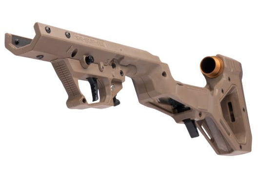SRU SARB15 M4 Airsoft GBB ブルパップ シャーシ キット - タン-AIRSOFT GOGO エアガン・サバゲー用品通販