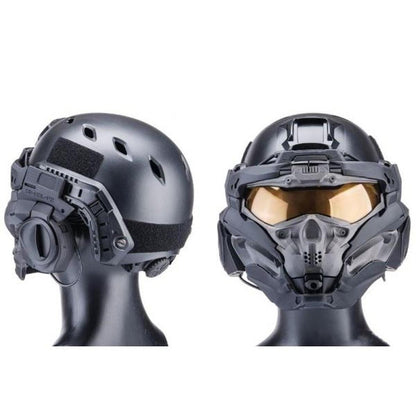 SRU タクティカル ヘルメット キット (タイプ II、ブラック)-AIRSOFT GOGO エアガン・サバゲー用品通販