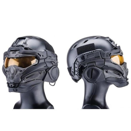 SRU タクティカル ヘルメット キット (タイプ II、ブラック)-AIRSOFT GOGO エアガン・サバゲー用品通販