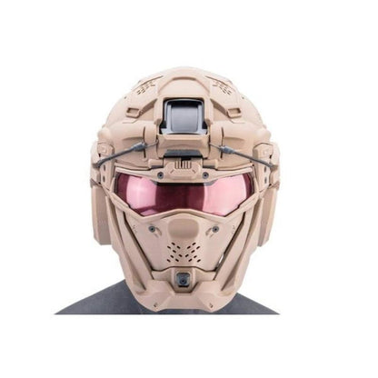 SRU タクティカル ヘルメット マスク セット (ファスト ヘルメット、タンを含む)-AIRSOFT GOGO エアガン・サバゲー用品通販
