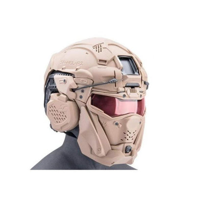 SRU タクティカル ヘルメット マスク セット (ファスト ヘルメット、タンを含む)-AIRSOFT GOGO エアガン・サバゲー用品通販