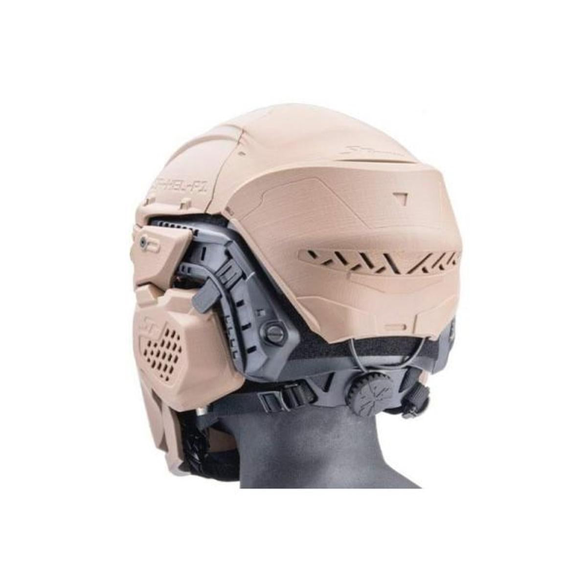 SRU タクティカル ヘルメット マスク セット (ファスト ヘルメット、タンを含む)-AIRSOFT GOGO エアガン・サバゲー用品通販