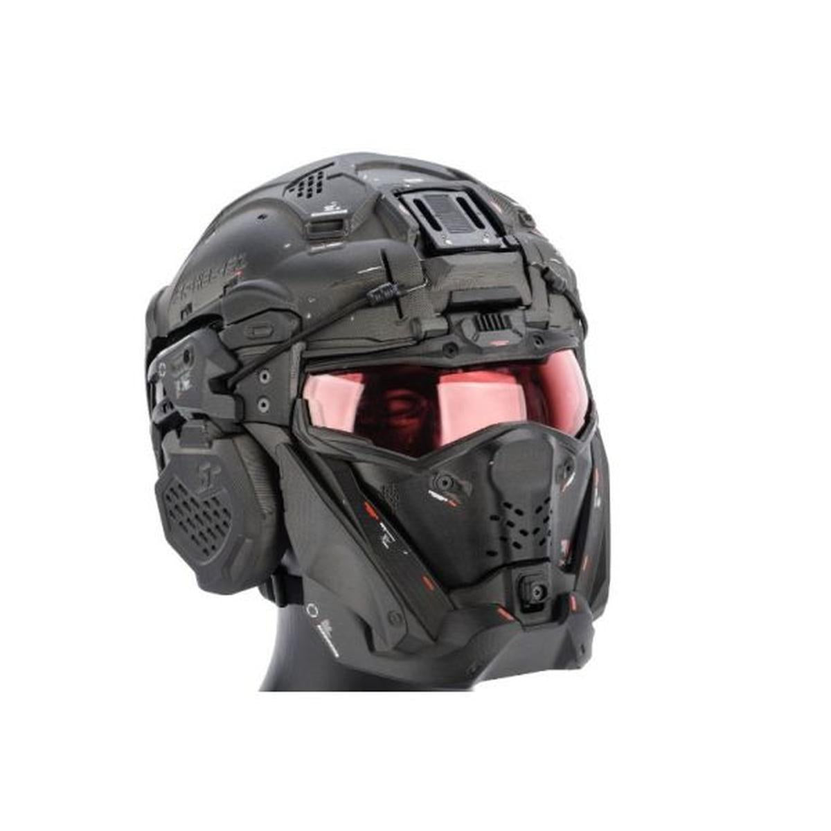 SRU タクティカル ヘルメット マスク セット (ファスト ヘルメット付き)-AIRSOFT GOGO エアガン・サバゲー用品通販