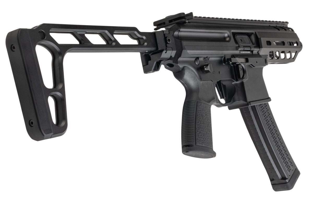 STRATOS X Airsoft MPX-K GBB エアソフト SMG CNCストック付き - ブラック-AIRSOFT GOGO エアガン・サバゲー用品通販