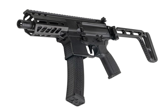STRATOS X Airsoft MPX-K GBB エアソフト SMG CNCストック付き - ブラック-AIRSOFT GOGO エアガン・サバゲー用品通販
