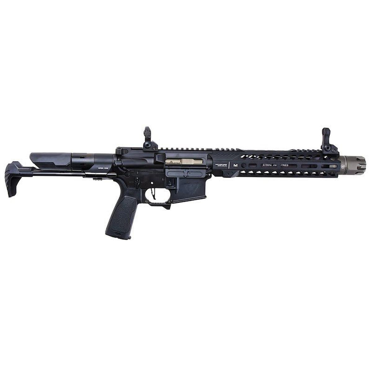 STRIKE INDUSTRIES EMG ストライク タクティカル 10 インチ PDW (MWS システム) GBB エアソフト ライフル (ブラック)-AIRSOFT GOGO エアガン・サバゲー用品通販