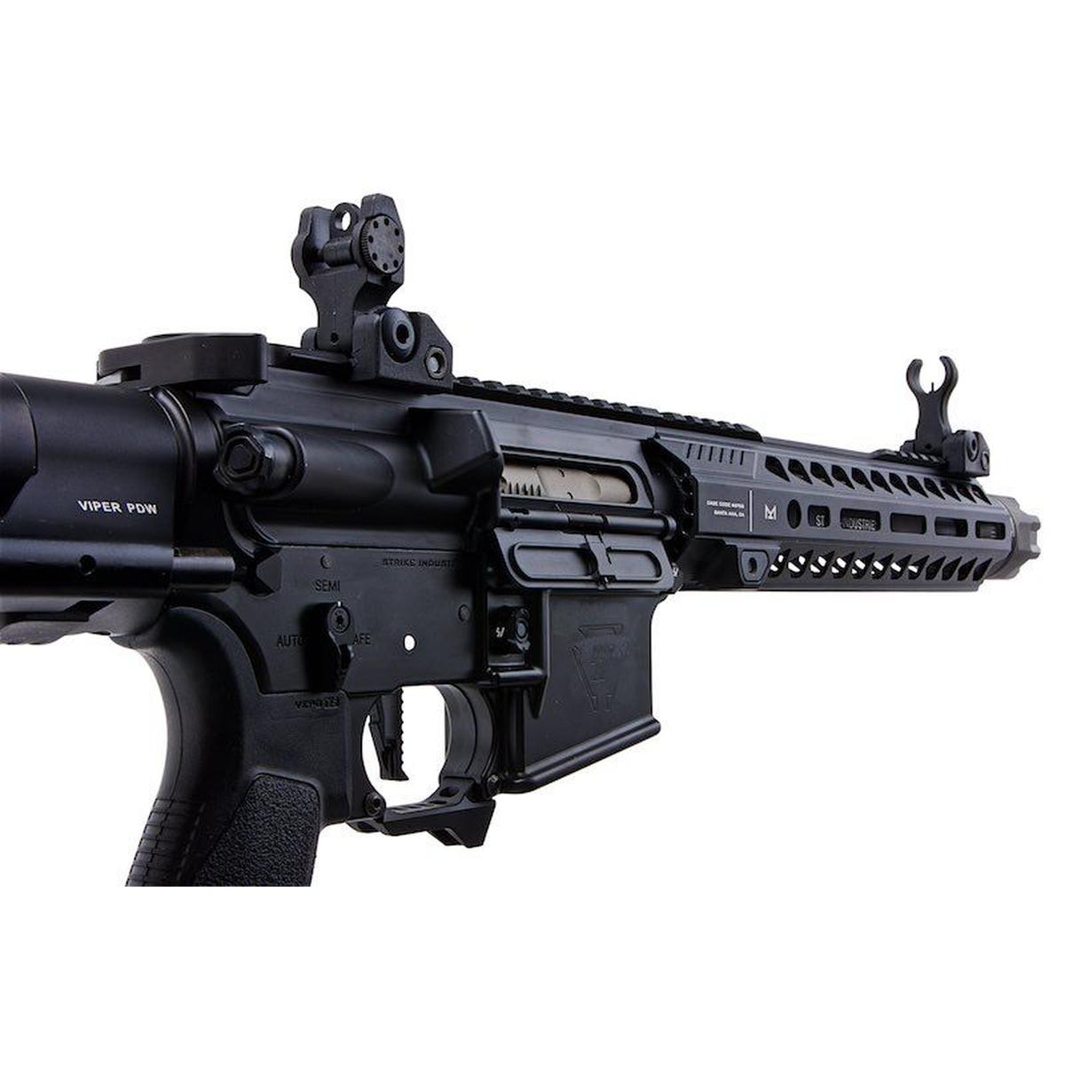 STRIKE INDUSTRIES EMG ストライク タクティカル 10 インチ PDW (MWS システム) GBB エアソフト ライフル (ブラック)-AIRSOFT GOGO エアガン・サバゲー用品通販