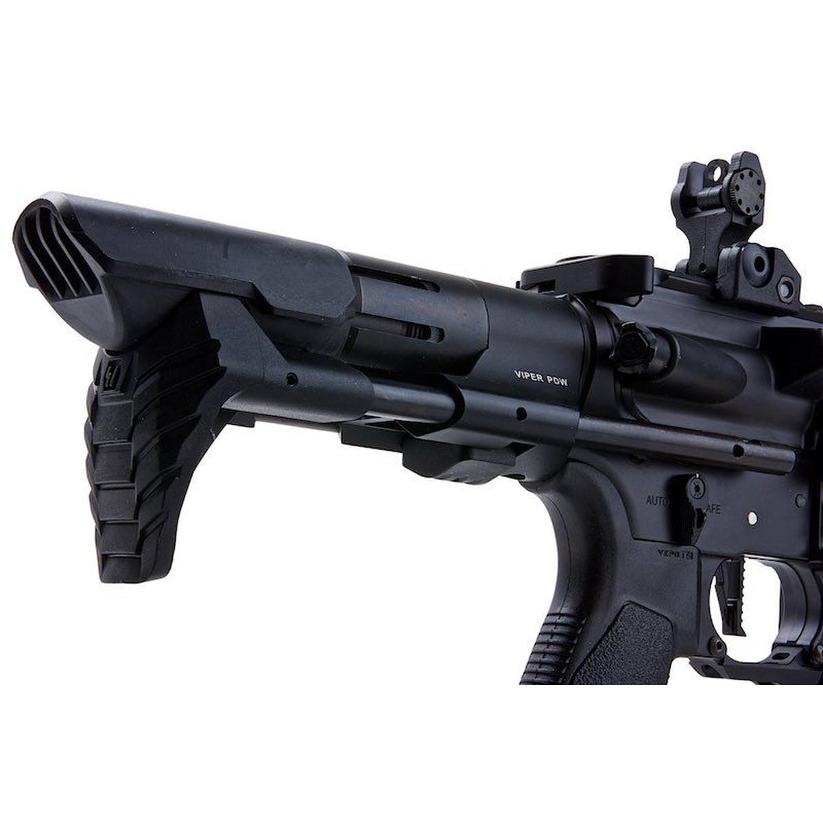 STRIKE INDUSTRIES EMG ストライク タクティカル 10 インチ PDW (MWS システム) GBB エアソフト ライフル (ブラック)-AIRSOFT GOGO エアガン・サバゲー用品通販