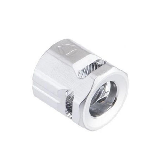 STRIKE INDUSTRIES STRIKE MICO スレッドコンプ エアソフト - CIRCLE (クローム、14MM CCW)-AIRSOFT GOGO エアガン・サバゲー用品通販