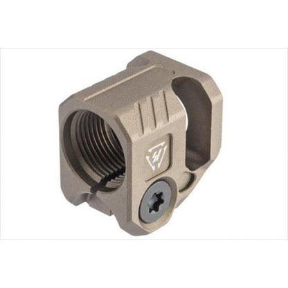 STRIKE INDUSTRIES STRIKE MICO スレッドコンプ エアソフト - クアッド (FDE、14MM CCW)-AIRSOFT GOGO エアガン・サバゲー用品通販