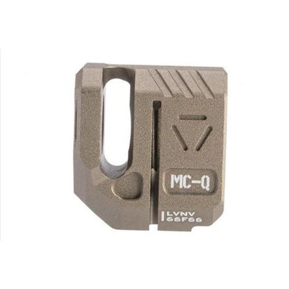 STRIKE INDUSTRIES STRIKE MICO スレッドコンプ エアソフト - クアッド (FDE、14MM CCW)-AIRSOFT GOGO エアガン・サバゲー用品通販