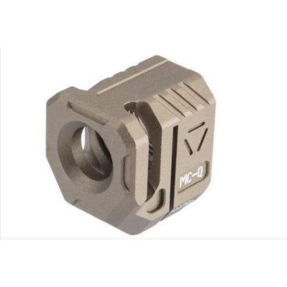 STRIKE INDUSTRIES STRIKE MICO スレッドコンプ エアソフト - クアッド (FDE、14MM CCW)-AIRSOFT GOGO エアガン・サバゲー用品通販