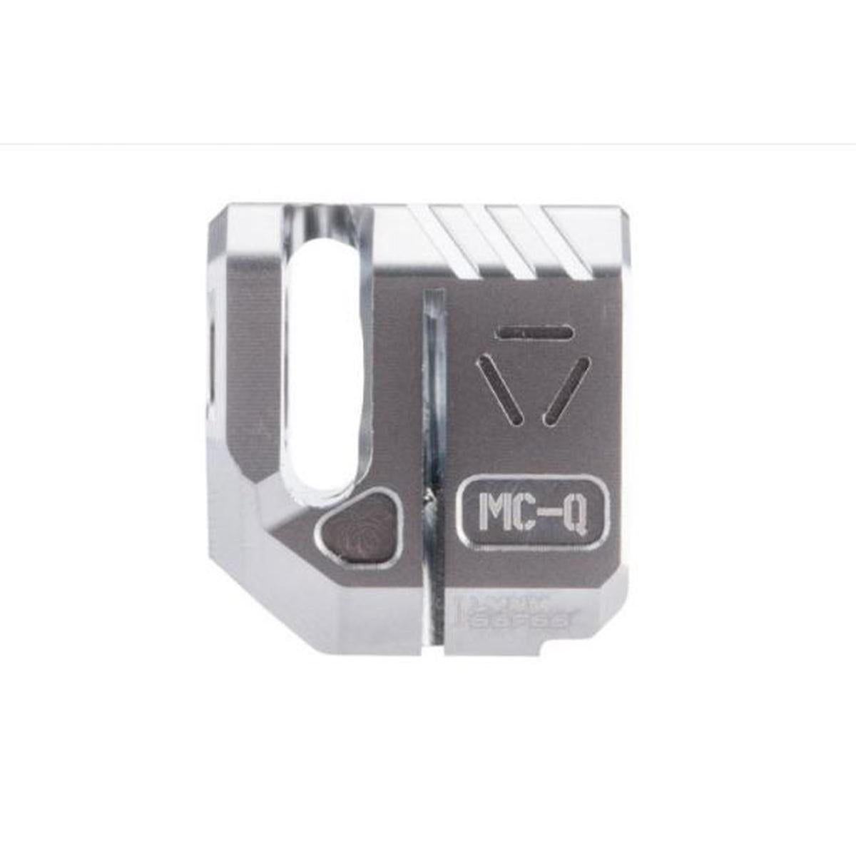 STRIKE INDUSTRIES STRIKE MICO スレッドコンプ エアソフト - QUAD (クローム、14MM CCW)-AIRSOFT GOGO エアガン・サバゲー用品通販