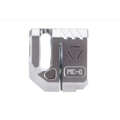 STRIKE INDUSTRIES STRIKE MICO スレッドコンプ エアソフト - QUAD (クローム、14MM CCW)-AIRSOFT GOGO エアガン・サバゲー用品通販