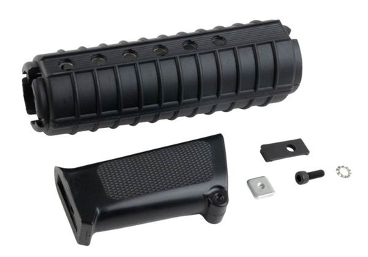 T8 Tokyo Marui MWS GBB XM177 バーティカルフォアグリップ（ハンドガード付き）（GBBスタイル、CAR-15、XM177、M-177 コマンドー）-AIRSOFT GOGO エアガン・サバゲー用品通販