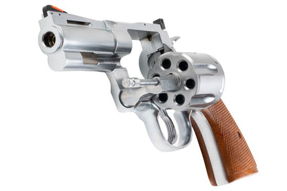 Tanaka コルト パイソン .357 マグナム 'R モデル' ガス リボルバー (3 インチ) - ステンレス仕上げ-AIRSOFT GOGO エアガン・サバゲー用品通販