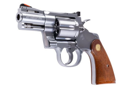Tanaka コルトパイソンRモデル ステンレス製ガスリボルバー（2.5インチ）-AIRSOFT GOGO エアガン・サバゲー用品通販