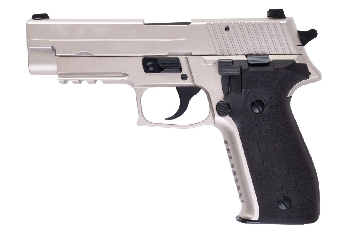 Tanaka SIG P226 レイルフレームEvo リューション2 「ウォーム銀(ぎん)コーティング」 ALL ヘビーウェイトモデルガン-AIRSOFT GOGO エアガン・サバゲー用品通販