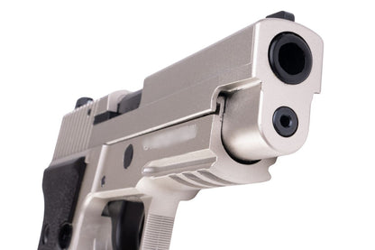 Tanaka SIG P226 レイルフレームEvo リューション2 「ウォーム銀(ぎん)コーティング」 ALL ヘビーウェイトモデルガン-AIRSOFT GOGO エアガン・サバゲー用品通販