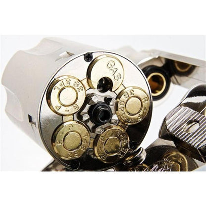 TANAKA S&W M36 2 インチ スクエア バット トラビス モデル ガス リボルバー - ニッケル仕上げ-AIRSOFT GOGO エアガン・サバゲー用品通販