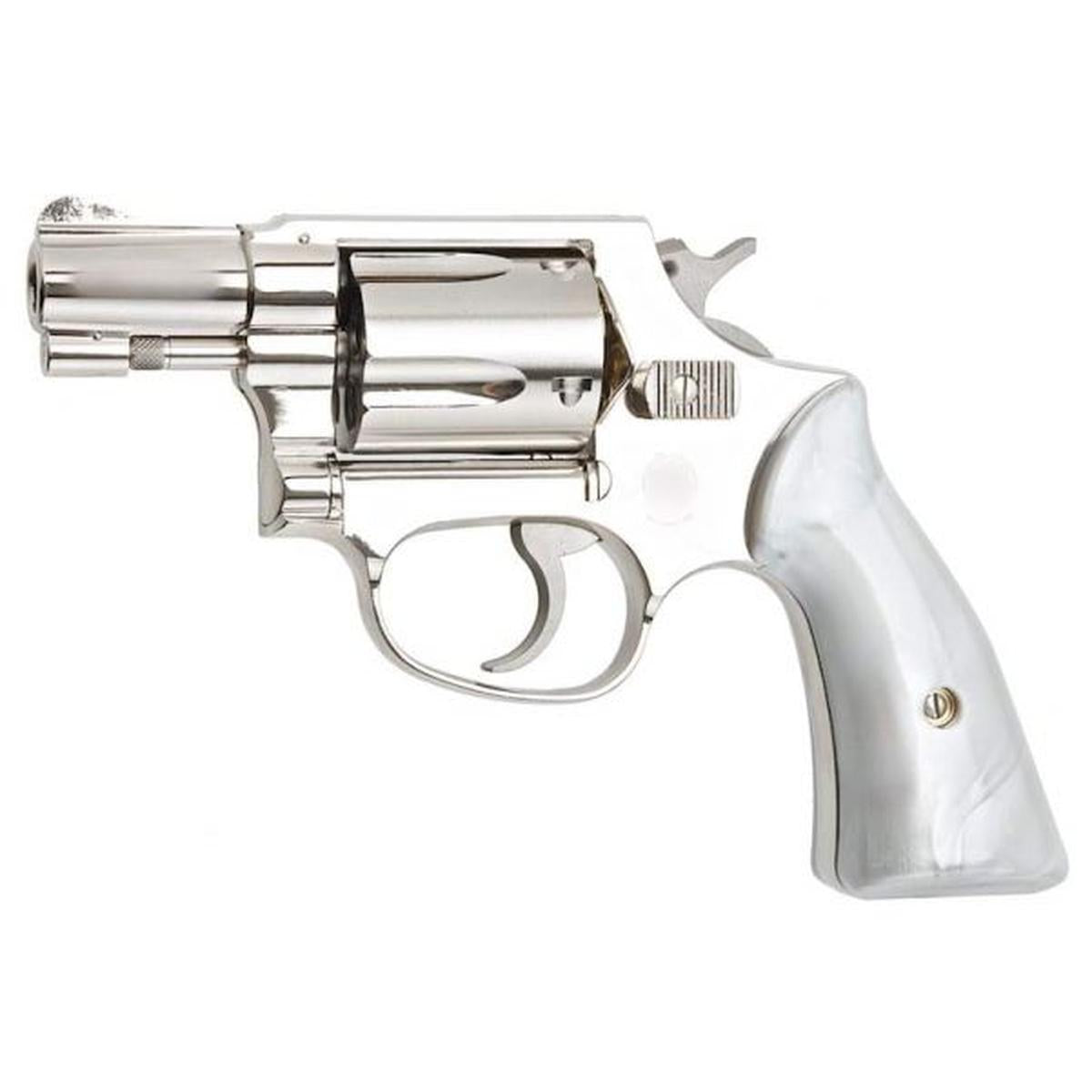 TANAKA S&W M36 2 インチ スクエア バット トラビス モデル ガス リボルバー - ニッケル仕上げ-AIRSOFT GOGO エアガン・サバゲー用品通販
