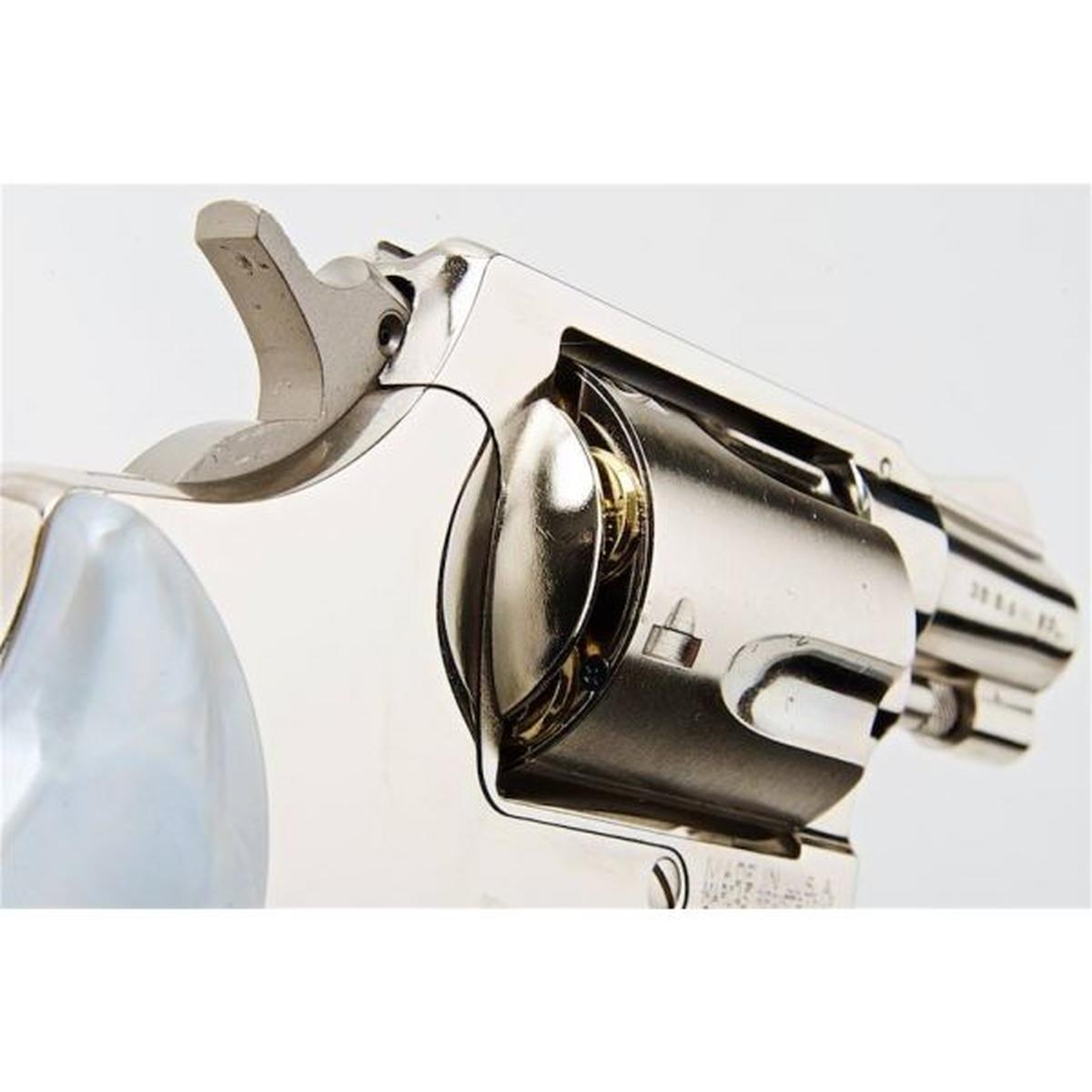 TANAKA S&W M36 2 インチ スクエア バット トラビス モデル ガス リボルバー - ニッケル仕上げ-AIRSOFT GOGO エアガン・サバゲー用品通販