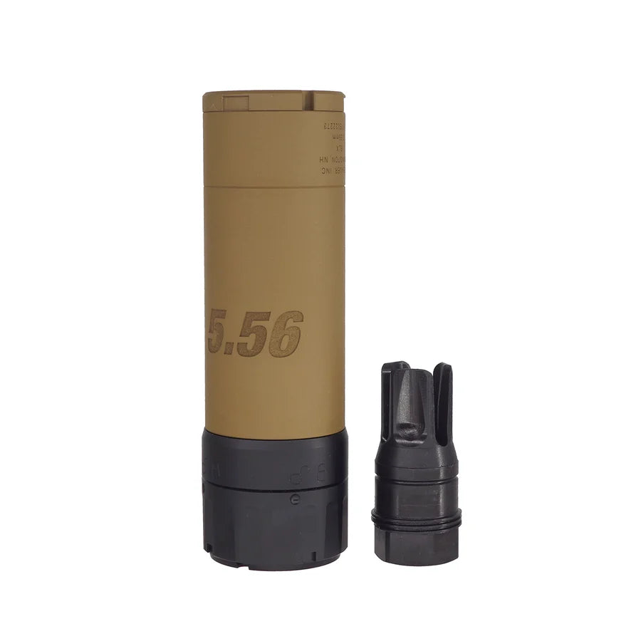 Task Force SLX556C QD ダミーサプレッサー（フラッシュハイダー付き）（TF-SLX556C）- タン/黄褐-AIRSOFT GOGO エアガン・サバゲー用品通販